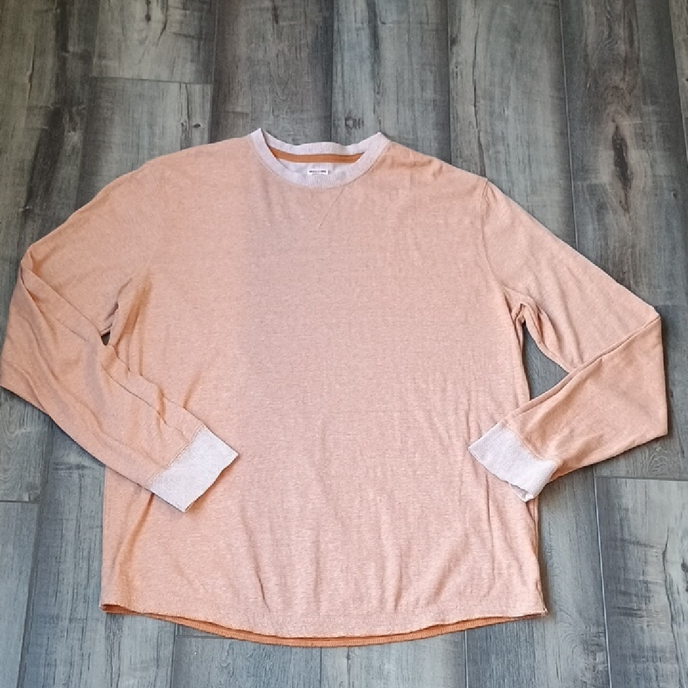 Mossimo Supply Co. Light Orange Long Sleeve Tee